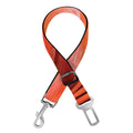 Orange Amaryllis Print Dog Seat Belt