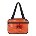 Orange Amaryllis Print Double Strap Bible Bag