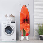 Orange Amaryllis Print Ironing Board Cover