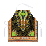 Orange And Black African Dashiki Print Adjustable Apron
