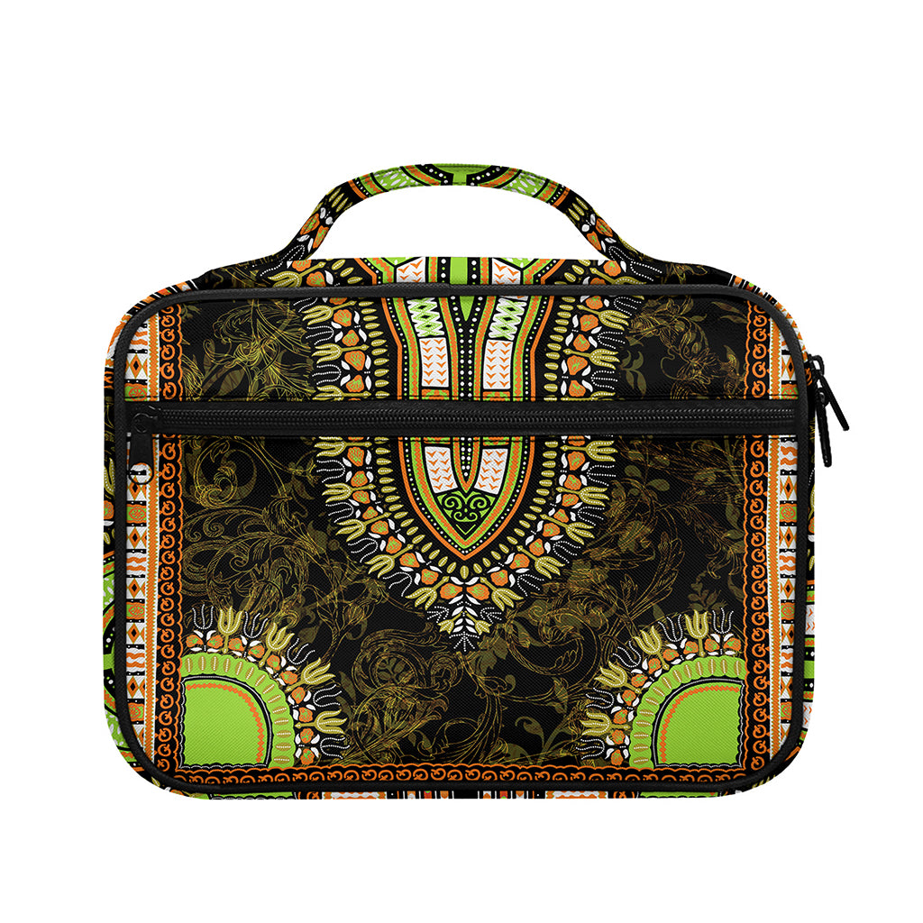 Orange And Black African Dashiki Print Briefcase Bible Bag