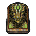 Orange And Black African Dashiki Print Casual Backpack