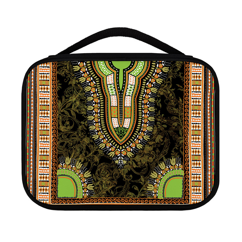 Orange And Black African Dashiki Print Classic Bible Case
