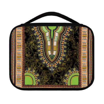 Orange And Black African Dashiki Print Classic Bible Case