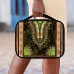 Orange And Black African Dashiki Print Classic Bible Case