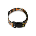 Orange And Black African Dashiki Print Dog Collar