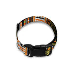 Orange And Black African Dashiki Print Dog Collar