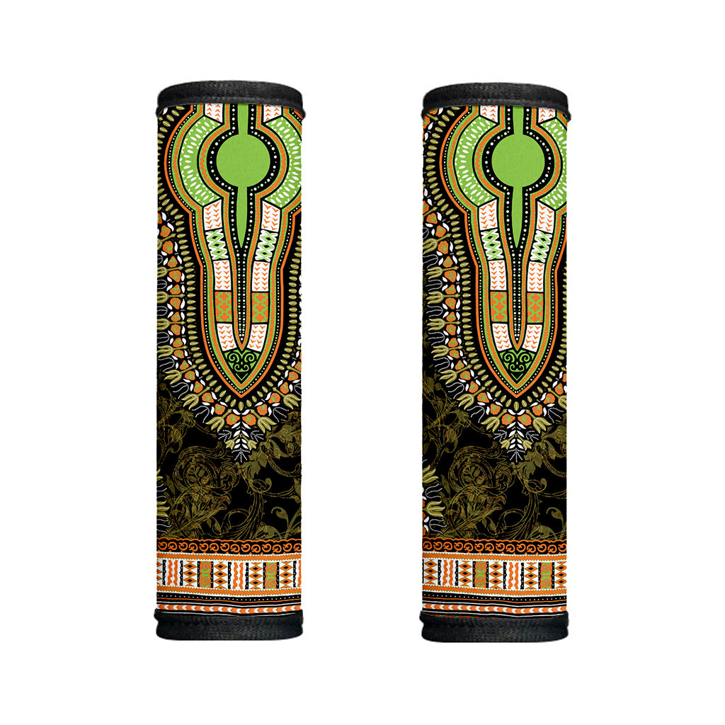 Orange And Black African Dashiki Print Handle Covers