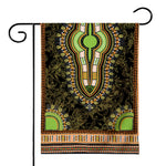 Orange And Black African Dashiki Print House Flag