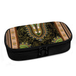 Orange And Black African Dashiki Print Insulin Cooler Travel Case