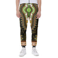 Orange And Black African Dashiki Print Joggers