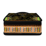 Orange And Black African Dashiki Print Small Lunch Bag