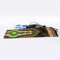 Orange And Black African Dashiki Print Sports Towel