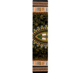 Orange And Black African Dashiki Print Table Runner