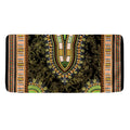 Orange And Black African Dashiki Print Towel