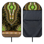 Orange And Black African Dashiki Print Waterproof Car Seat Cover