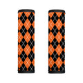 Orange And Black Argyle Print Handle Covers