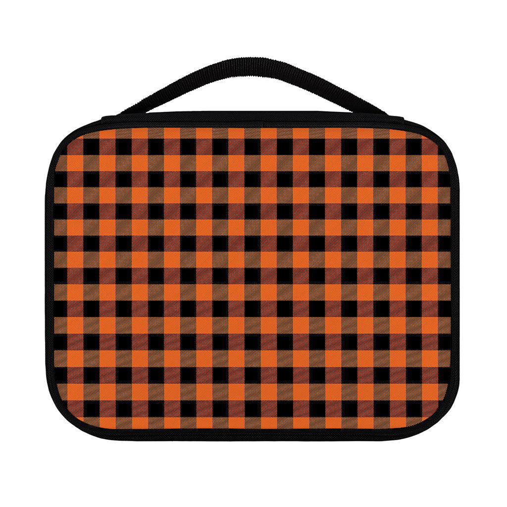 Orange And Black Buffalo Check Print Classic Bible Case