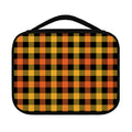 Orange And Black Buffalo Plaid Print Classic Bible Case