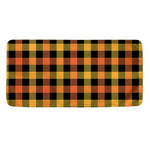 Orange And Black Buffalo Plaid Print Towel