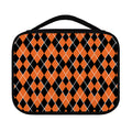Orange And Black Halloween Argyle Print Classic Bible Case