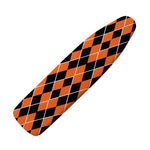 Orange And Black Halloween Argyle Print Ironing Board Cover