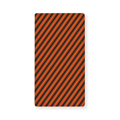 Orange And Black Halloween Pattern Print Baby Crib Sheet