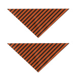 Orange And Black Halloween Pattern Print Dog Bandana