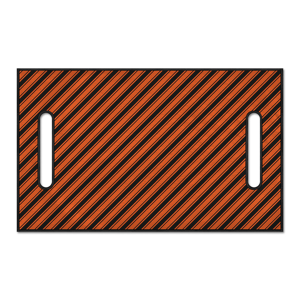 Orange And Black Halloween Pattern Print Golf Cart Seat Cover