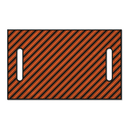 Orange And Black Halloween Pattern Print Golf Cart Seat Cover