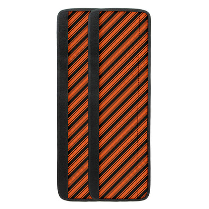 Orange And Black Halloween Pattern Print Refrigerator Handle Covers