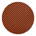 Orange And Black Halloween Pattern Print Round Blanket