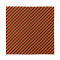 Orange And Black Halloween Pattern Print Silk Bandana