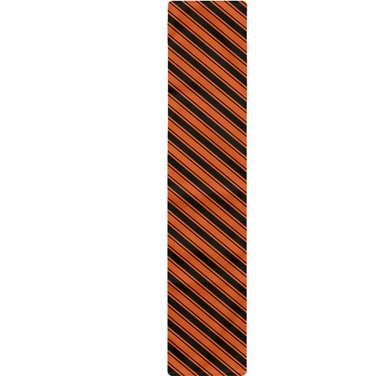Orange And Black Halloween Pattern Print Table Runner