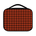 Orange And Black Houndstooth Print Classic Bible Case