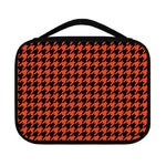 Orange And Black Houndstooth Print Classic Bible Case