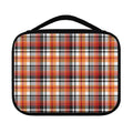 Orange And Black Madras Plaid Print Classic Bible Case