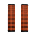 Orange And Black Tartan Pattern Print Handle Covers
