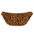 Orange And Black Tiger Stripe Print Fanny Pack
