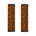 Orange And Black Tiger Stripe Print Handle Covers