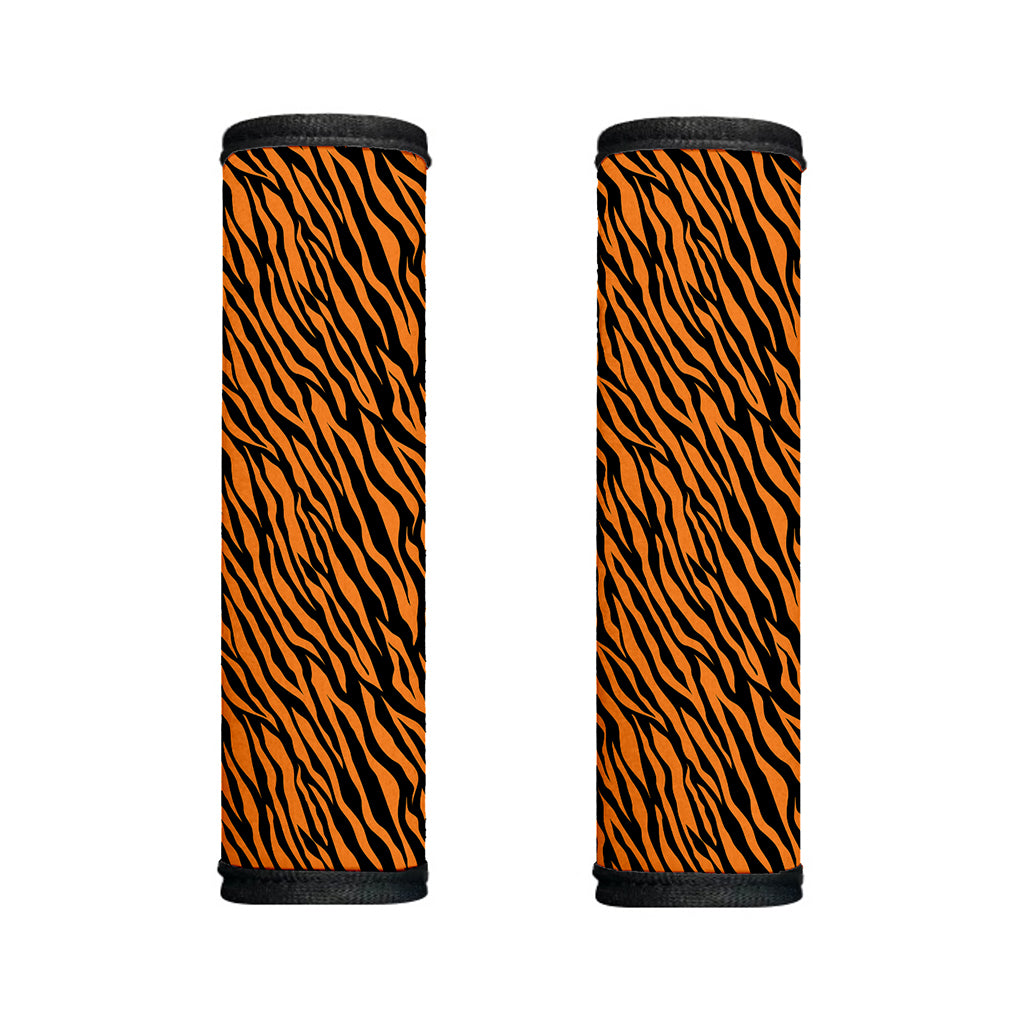 Orange And Black Tiger Stripe Print Handle Covers