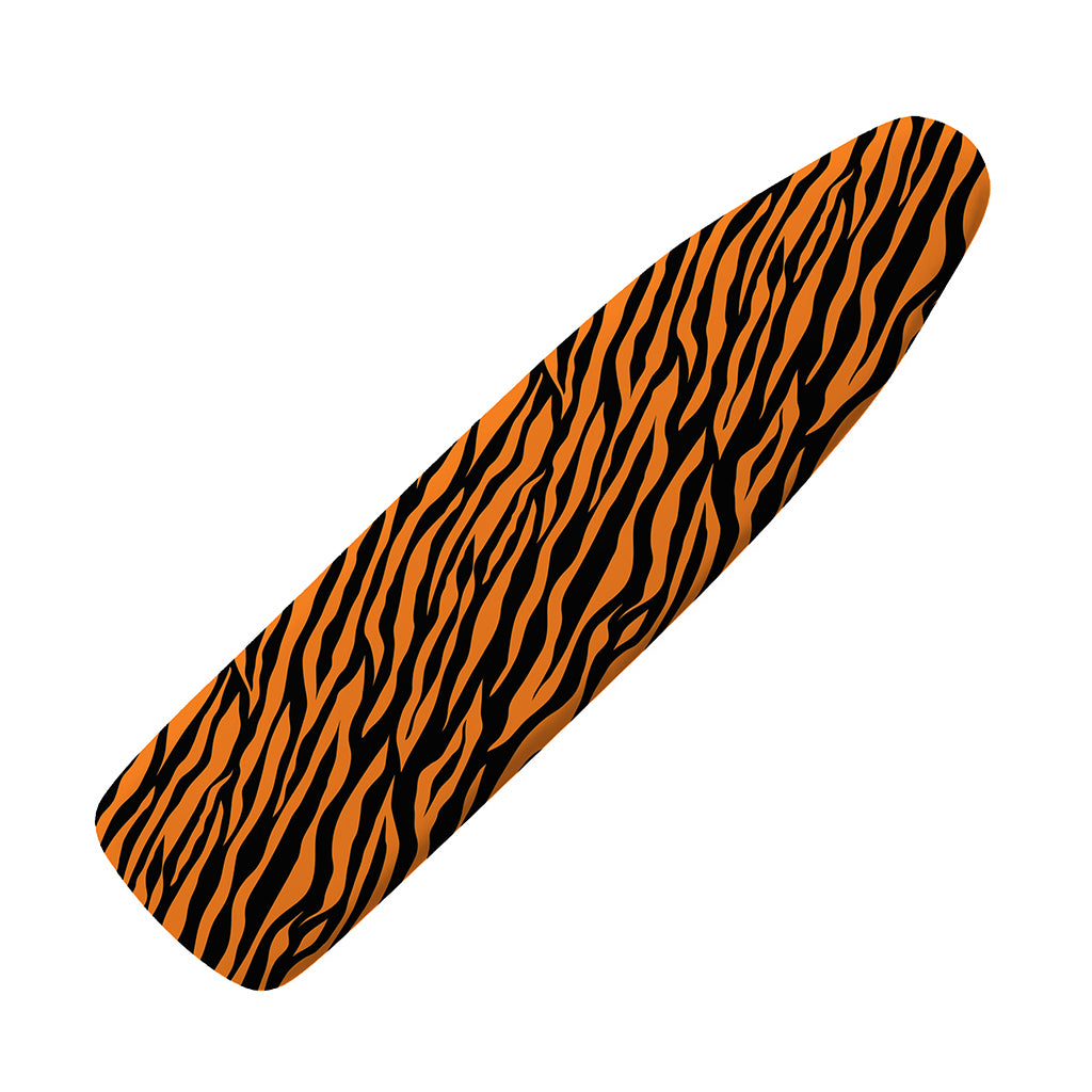 Orange And Black Tiger Stripe Print Ironing Board Cover