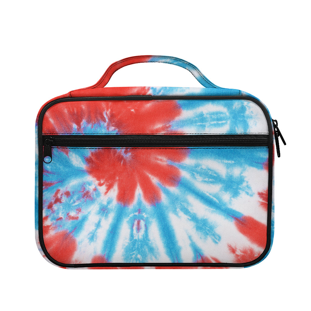 Orange And Blue Tie Dye Print Briefcase Bible Bag