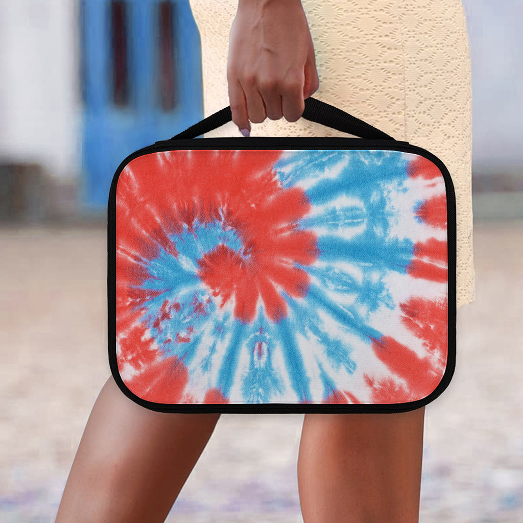 Orange And Blue Tie Dye Print Classic Bible Case