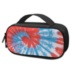 Orange And Blue Tie Dye Print Insulin Cooler Travel Case