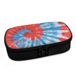 Orange And Blue Tie Dye Print Insulin Cooler Travel Case