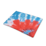 Orange And Blue Tie Dye Print Pet Cooling Mat Cover