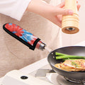Orange And Blue Tie Dye Print Skillet Handle Cover
