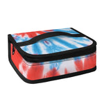 Orange And Blue Tie Dye Print Small Lunch Bag