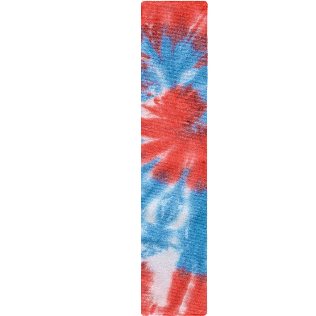 Orange And Blue Tie Dye Print Table Runner